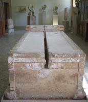 Funeral Couch for Dead, from a Chamber Tomb around 400 BC from Cheliotomylos