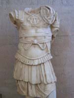 Statue of Victory, acroterion from the South Basilica end of 1st century AD